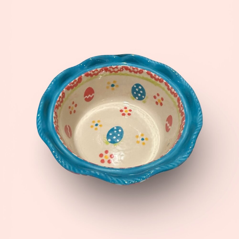 Temp-tations Set of 3 Easter Egg Hunt Bowls with Lids - NEW - Picture 4 of 9